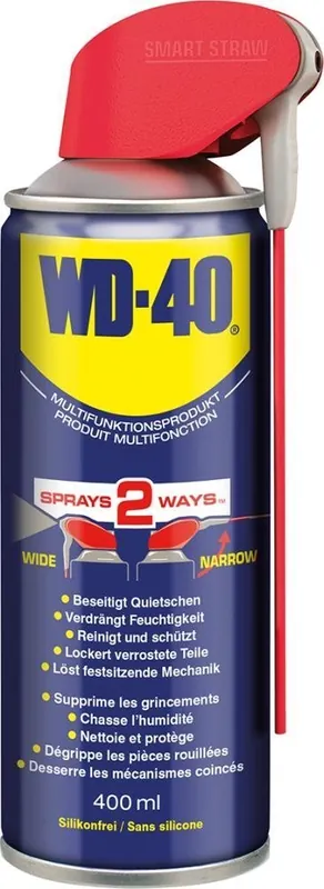 WD-40 Multifunktionsprodukt Smart Straw 400ml Spraydose 400ml | 400-ml-Sprühdose mit Smart Straw | 1403009 Begrenztes Angebot