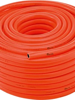 Aktuell FORTIS SicherheitswasserschlauchPVC, leuchtorange, 25x4,00mm, 25m | 33 mm | 25 m | 4 mm | 1 Zoll | 25 mm | 0,45 kg/m | 150 mm | 1407749