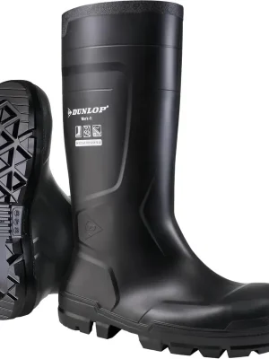Direktkauf Dunlop Stiefel WORK-IT BLACK PVC SR LO LG S5 Gr.46 | 46 | schwarz | 1398153