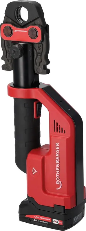 Neue Ware Rothenberger Pressmaschine ROMAX Com3 SET SV15-22-28,2Ah | Pressbacken Typ SV | 1415268