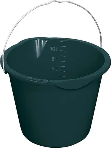Geprüft Eimer mit Tülle, 12 Literschwarz | 12 l | 1403026