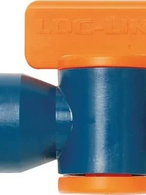 LOC-LINE Abstellhahn 2-teilig für Kühlmittelschlauch 1/4" NPT-Innengewinde | Abstellhähne mit Innengewinde | 2 Stück | 1/4" | 1412903 Beliebt