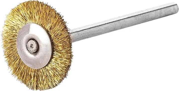Lessmann Miniatur-Rundbürste Messing gew. 22x0,1mm | 6 mm | 22 mm | 10000 min-1 | 1413129 Nur Heute