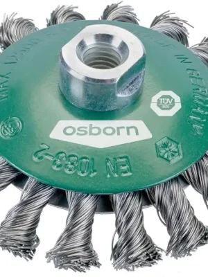 Finale Aktion Osborn Kegelbürste Rostf. M14 100x0,35mm gezopft | 1414976