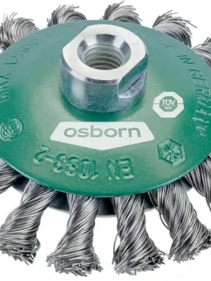 Super-Preis Osborn Kegelbürste Stahld. M14 100mm gezopft | 1415862