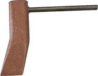 Aktuell Kupferstück Hammerform m.Eisenstift gekröpft für Propan-Handgriff 350 g GCE | 1418186