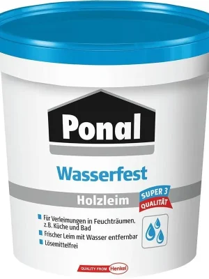 Ponal Wasserfest Super 3 Holzleim 760g Dose (F) Weißleim Henkel | 760-g-Dose | 1414044 Neue Kollektion