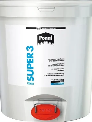 Ponal Wasserfest Super 3 Holzleim 30kg Eimer (F) Weißleim Henkel | 30-kg-Eimer | 1414456 Wochenendangebot
