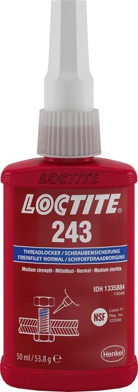 Must-Have Loctite 243 BO 50ML EGFD Schraubensicherung Henkel | 50-ml-Flasche | 1401946