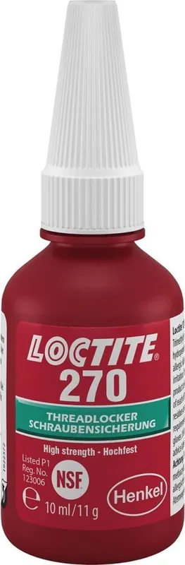 Loctite 270 BO10ML EN/DE Schraubensicherung Henkel | 10-ml-Flasche | 1395851 Neue Ware