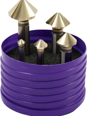 BECK Kegelsenker-Set ungleiche Teilung HSS TiZrN 90Grad 6,30-25mm 3-Flächenschaft | 1408656 Heißes Angebot