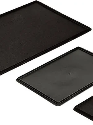 Geprüft Auflagedeckel schwarz für Kastenmaß B600xT400mmLA-KA-PE | 600x400 mm | 1773522