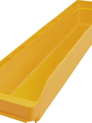 Geprüft Kleinteilekasten B120xT600xH95 mm gelb | 600x120x95 mm | 7 | 1781415