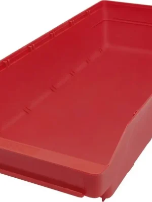 Günstig Kleinteilekasten B240xT500xH95 mm rot | 500x240x95 mm | 6 | 1781457