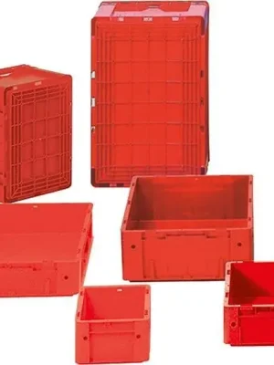Transport-Stapelkasten B600xT400xH270 mm rot Auflast 700kg mit Griffloch LA-KA-PE | 70 kg | 600x400x270 mm | 560x360x250 mm | 700 kg | 1773518 Begrenztes Angebot
