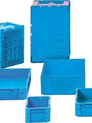 Transport-Stapelkasten B600xT400xH270 mm blau Auflast 700kg mit Griffloch LA-KA-PE | 70 kg | 600x400x270 mm | 560x360x250 mm | 700 kg | 1775785 Preiswert