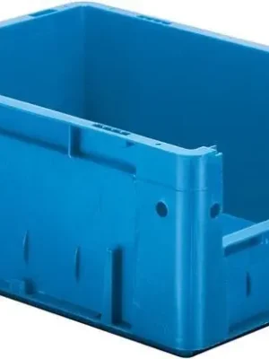 Garantierte Lieferung Sichtlagerkasten blau B300xT400xH175 mm Auflast 500kg, VE 4 Stk. ohne Griffloch LA-KA-PE | 40 kg | 400x300x175 mm | 360x260x155 mm | 500 kg | #[1] | 1775749