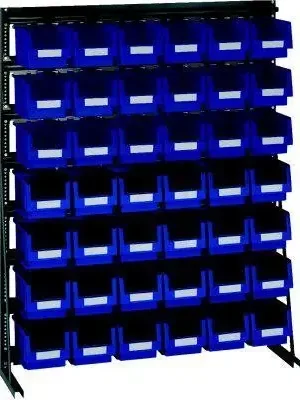 Vario-Regal V10D mit 42 PLK-Kästen, blau LA-KA-PE | 3 | 1240x1000x250 mm | 1773494 Günstig