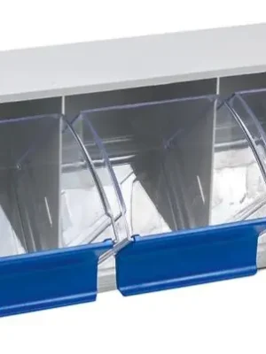 Garantierte Lieferung MultiStore Riegel Nr. 5 hochschlagfest Kunststofflichtgrau | MultiStore Riegel 5 | 5 | 601x136x163 mm | 99,5x97x107,5 mm | 5,20 l | 1771503