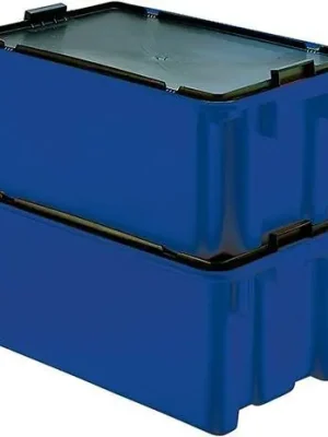 Drehstapelbehälter 60 l B650xT450xH280 mm blau LA-KA-PE | 60 l | 650x450x280 mm | 100 kg | 1771311 Knallerangebot