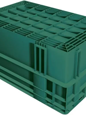 Versand Am Gleichen Tag Drehstapelbehälter DTK 600x400x270 mm grün LA-KA-PE | 70 kg | 600x400x270 mm | 549x349x252 mm | 1771247