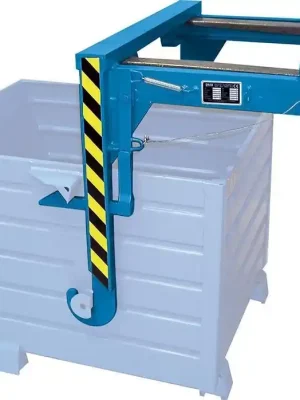 Stapler-Traverse RAL5012 für Stapelkipper 550 l | BST 55 | 1000 kg | 945x930x980 mm | 250x200x80 mm | 0,55 m³ | 1784615 Ausverkauf