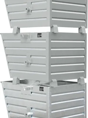 Stapelkipper BSK 300 l B600xT800xH600 mm vzk Tragkraft 500kg | 500 kg | 800x600x600 mm | 0,30 m³ | 1784624 Sofort Bestellen