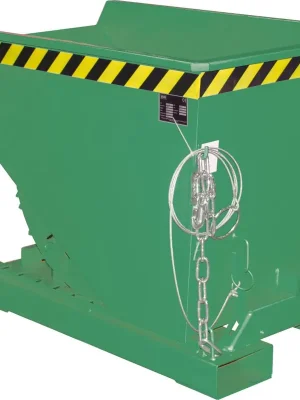 Super-Preis Späne-Kippbehälter 150 l EXPO-E150,lack.,RAL6011 | 750 kg | 960x640x540 mm | 170/200/80 mm | 0,15 m³ | 1782448