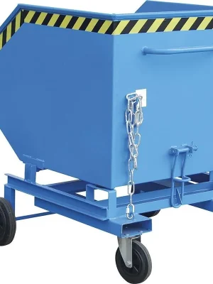 Spänekastenwagen SKW-ET 600 l B1070xT1395xH1220 mm RAL5012 Tragkraft 300kg | SKW-ET 600 | 600 l | 1395x1070x1220 mm | 830 mm | 1781906 Angebot