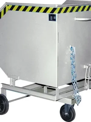 Spänekastenwagen SKW-ET 1000 l B1340xT1420xH1290 mm vzk Tragkraft 750kg | SKW-ET 1000 | 1000 l | 1420x1340x1290 mm | 870 mm | 1779848 Nur Heute