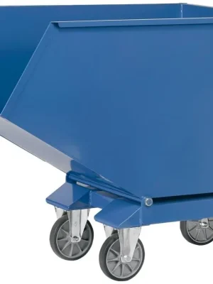 Geprüft Muldenkipper 800l B1105xT1458xH1099 mm RAL 5007 Tragkraft 800kg | RAL 5007 | ohne Ablasshahn und Sieb | 800 kg | 800 l | 1458x1105x1099 mm | 843 mm | 194/577/977/72 mm | 1321x1044x735 mm | 1785692