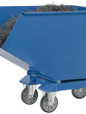 Muldenkipper 450l B730xT1374xH1072 mm RAL 5007 Tragkraft 750kg mit Ablasshahn | RAL 5007 | mit Ablasshahn und Sieb | 750 kg | 450 l | 1374x730x1072 mm | 733 mm | 194/203/603/72 mm | 1214x669x708 mm | 1781569 Neu
