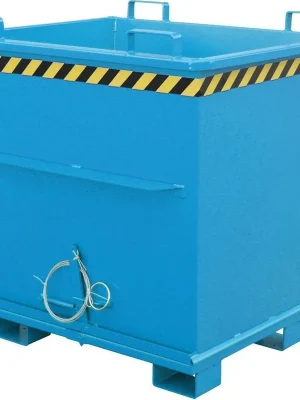 Aktuell Klappbodenbehälter 1000l B1200xT1040xT1270 mm RAL5012 Tragkraft 2000kg Typ BKB 1000 | BKB 1000 | 2000 kg | 1040x1200x1270 mm | 1,00 m³ | 1782586