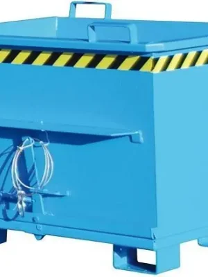 Begrenztes Angebot Klappbodenbehälter 700 l B1200xT1040xT970 mm RAL5012 Tragkraft 1500kg Typ BKB 700 | BKB 700 | 1500 kg | 1040x1200x970 mm | 0,70 m³ | 1784634