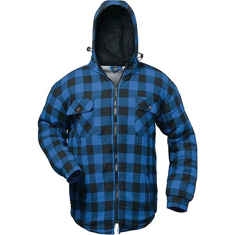 Top-Preis Feldtmann Thermohemd Alberta Gr.L blau/schwarz kariert CRAFTLAND