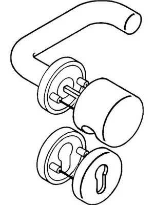 Rosettengarnitur 111PBR03.232 PA 90 ma PZ-PZ DIN L/R fl.HEWI Jetzt Bestellen