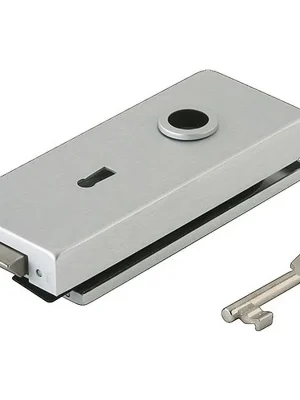 Glastürschloss STUDIO Classic LM silber elox.BB DIN L/R DORMA-GLAS Nur Heute