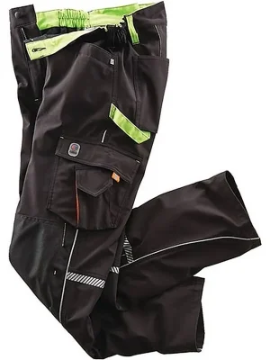 Mega-Angebot Softshellhose Terrax Workwear Gr.58 schwarz/limette TERRAX