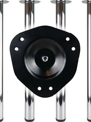Tischbein-Set VA-Eff.60mm H.710mm i6-KT.Befestigung BMB Billig