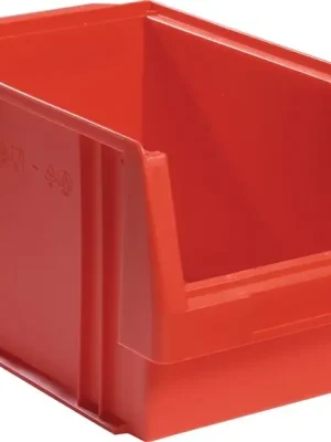 Alfred Häner Sichtlagerkasten PLK L330xB213xH200mm PP rot LA-KA-PE, Menge 10 Stk Top-Preis