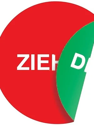 Türaufkleber Ø100 mmLxB Ziehen/Drücken Folie selbstkl. Top-Preis