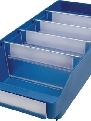 Stemo Lagerstandard Regalkasten L400xB180xH95mm blau PP, Menge 20 Stk Expressversand