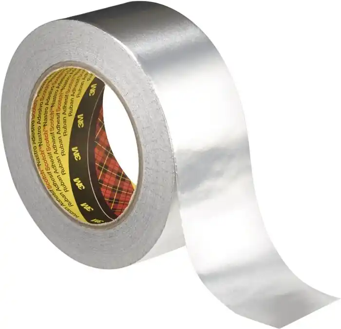 Aluminiumklebeband 1436 P/F mit Liner L.50m B.50mm Rl.3M, Menge 16 Rolle Preisknaller