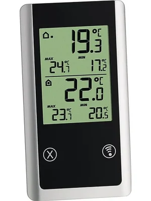 Neue Ware Funkthermometer Joker auß.-50 b.70GradC/ in.0 b.50GradC H152xB82xT72mm Kunststoff TFA