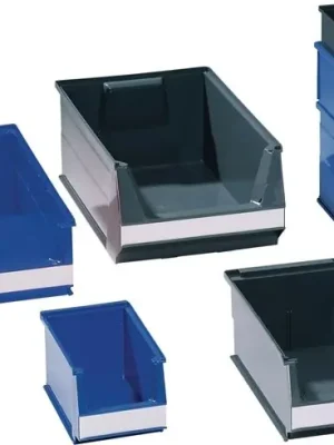 Sichtlagerkasten L500/450xB310xH200mm PE-Regenerat grau LOCKWEILER, Menge 10 Stk Preis Gesenkt