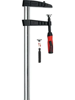 Temperguss-Schraubknecht TGK-2K Spann-W.500mm A.120mm 2K-Griff 35x11mm BESSEY Direktkauf