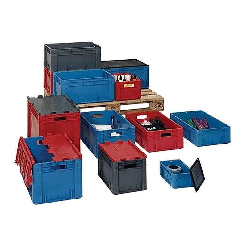 Alfred Häner Transportbehälter L300xB200xH120mm rot PP Schwerlast Seitenwände geschl. Heißes Angebot