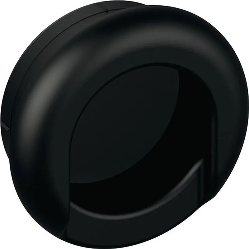 Einlassmuschel 535MLB PA ma 90 tiefschwarz L.42mm B.42mm HEWI Abverkauf