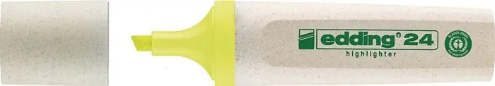 Textmarker 24 EcoLine gelb Strich-B.2-5mm Keilspitze EDDING, Menge 10 Stk Markenware