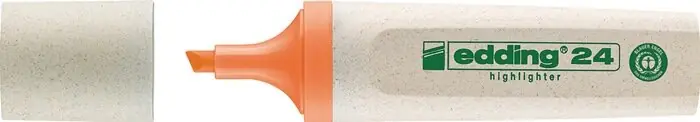 Highlight Textmarker 24 EcoLine orange Strich-B.2-5mm Keilspitze EDDING, Menge 10 Stk